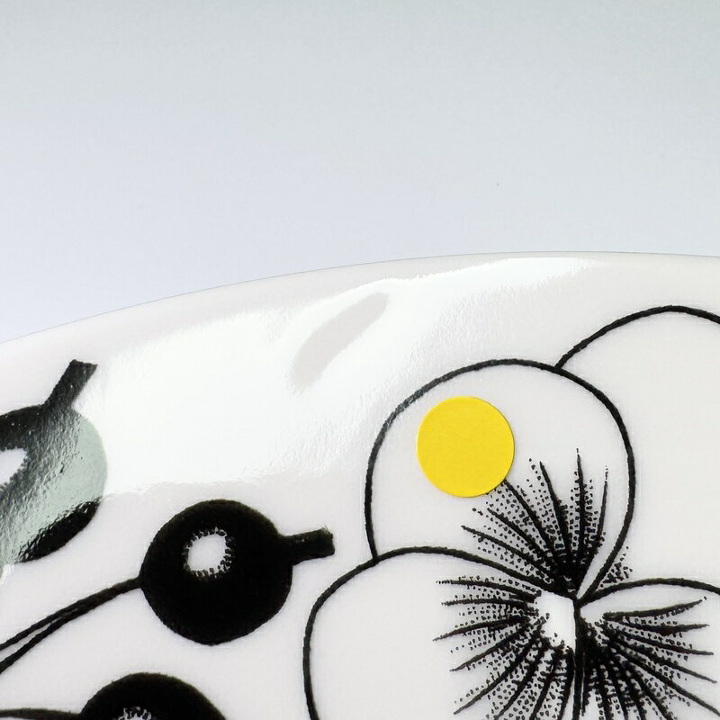 【ワケあり ★★★★】 アラビア / パラティッシ オーバルプレート25cm ブラック 0044 [arabia paratiisi]