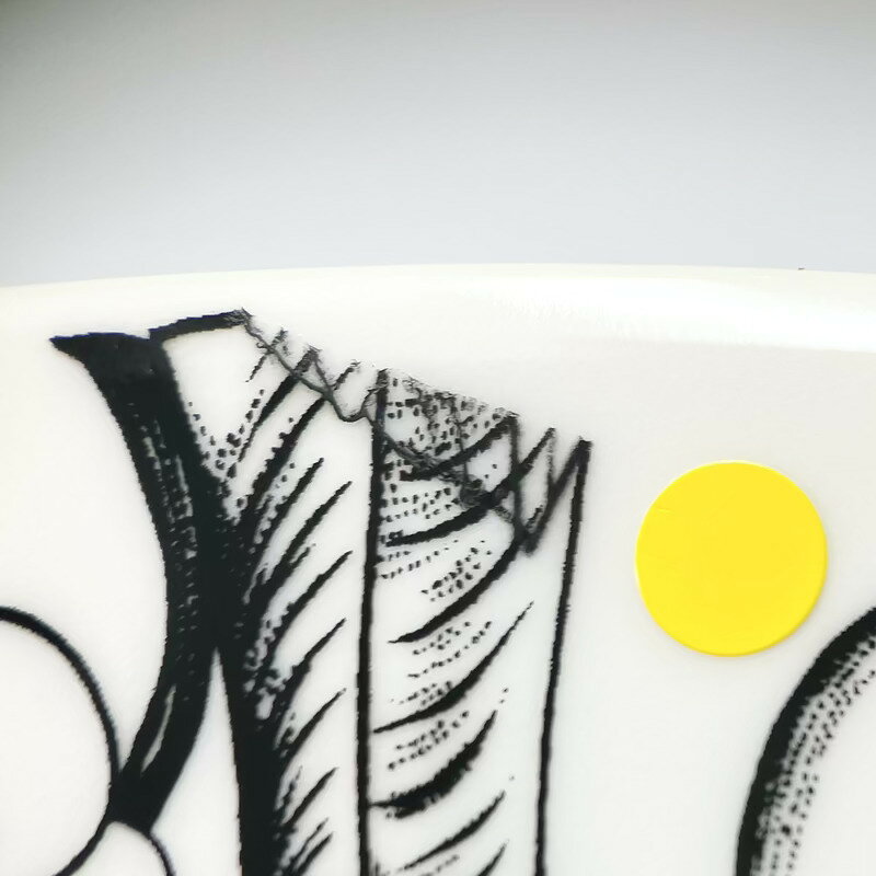 【ワケあり ★★★★】 アラビア / パラティッシ オーバルプレート25cm ブラック 0045 [arabia paratiisi]