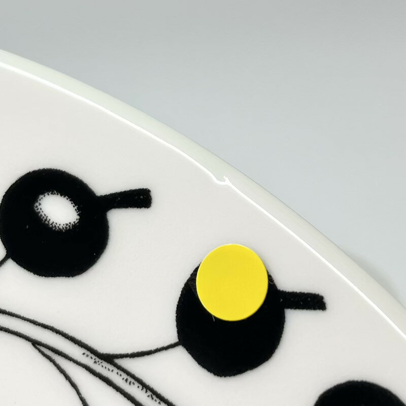 【ワケあり ★★★★】 アラビア / パラティッシ オーバルプレート25cm ブラック 0048 [arabia paratiisi]