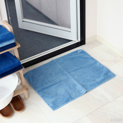 scope version.Rのスコープ / ハウスタオル ブルー バスマット [scope house towel](ランドリー・バス・トイレ用品)