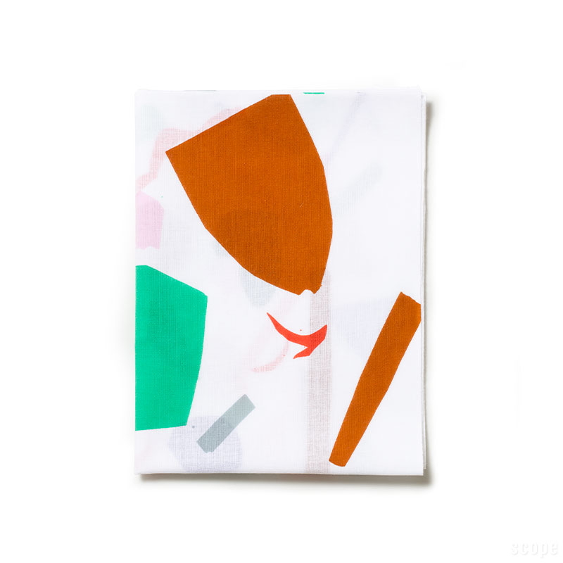 スコープ / 手ぬぐい 016 立花文穂 モモとロク 3