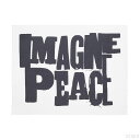 【5月7日以降5月9日までに発送】スコープ / 別刷 手ぬぐい 立花文穂 IMAGINE PEACE 半ケチ