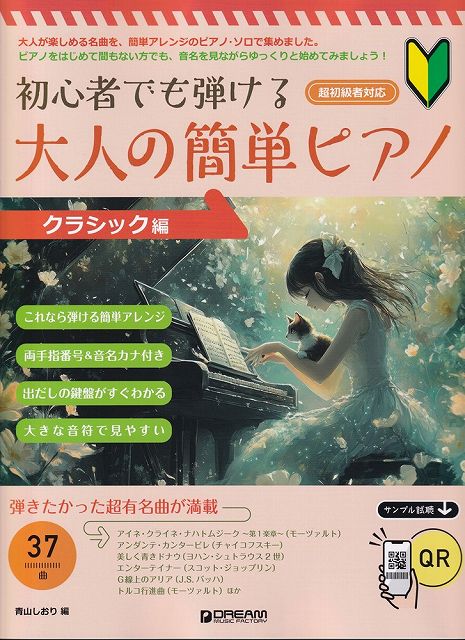 ※3300円以上送料無料【宅急便】初心者でも弾ける　大人の簡単ピアノ［クラシック編］《楽譜 スコア ポイントup》