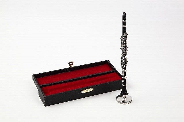 ミニチュア楽器　1／6サイズ　クラリネット　14cm