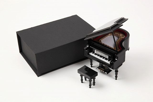 Rakuten - ミニチュア楽器　グランドピアノ（黒）　9cm
