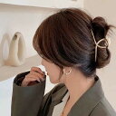 ヘアアクセサリー バンスクリップ 枚セット ヘアクリップ おしゃれ ゴールド メタル シンプル パール まとめ髪 髪飾り バレッタ 髪留め ヘアピン レディース...