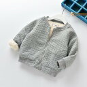 ベビーコート ベビー服 綿のジャケット 長袖 暖かい 男女兼用 児童用 3色 男の子 女の子 秋冬用 子供服 アウター 丸い襟 綿入りコート 通学 厚手防寒 防...