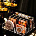 アイシャドウ スタンド ディスプレイ メイク収納ケース チーク ファンーデーション ホルダー 透明 メイクボックス 大容量 取り出しやすい 卓上 引き出し 化粧品 収納棚