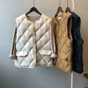 通勤 前開き アウター 無地 大きいサイズ レディース あったか 暖かい インナーベスト 防寒 中綿ベスト カジュアル キルティング 防風 秋冬物 軽量 ベスト シンプル お洒落 キレイめ 大きいサイズ 羽織 通学 ノースリーブ 袖なし 敬老の日 キルティング