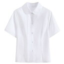 学生服 スクールシャツ 女子 丸襟 半袖 ブラウス 抗菌防臭 ショールブラウス/制服/スクールシャツ/レディースファッション/学生服/ブレザー/yシャツ/ワイシ...