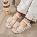 送料無料 サンダル 女の子 プリンセスサンダル 蝶結び飾り サマーサンダル 子供靴 マジックテープ式 歩きやすい 通気 軽量 可愛い ガールズ 柔軟 滑り止め キッズサンダル 結婚式 花火大会 夏用 楽天海外通販