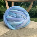 3000g チャンキーニット 幅8CM 毛糸 アクリル チャンキーニット 色混ざり 段染め ヤーン ニット チャンキーヤーン ブランケット 超極太毛糸 手芸 編...