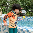 キッズ水着 男の子 セパレーツ 上下セット 水着 長袖 ボーイズ 子供 男の子 水着 ショートパンツ スクール水着 ラッシュガード ジュニア水着 プール スイムウェア 可愛い ビーチ 韓国風 スイムスーツ スイミング