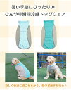 100円以上OFF・犬用ベスト 薄手 大型犬 ゴールデンレトリバー 夏服 ペット服 ひんやり クールウェア 冷感ウェア 暑さ対策 熱中症対策 夏バテ対策 涼感 瞬間冷却 犬用クールベスト 涼しい服 犬用夏服 ペット用品 ペットグッズ