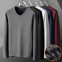 肌着 Tシャツ 裏起毛 秋冬 Vネック 発熱 極暖 アンダーシャツ インナー 防寒 インナーシャツ ロンT 防寒着 丸首 クルーネック インナーシャツ 冬用 発...