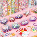 99点セット おもちゃ 女の子 おしゃれ遊び シール 誕生日 プレゼント DIY 手作り 持ち運び キッズ カラフル テープ 指遊び 癒し 減圧おもちゃ 暇つぶ...