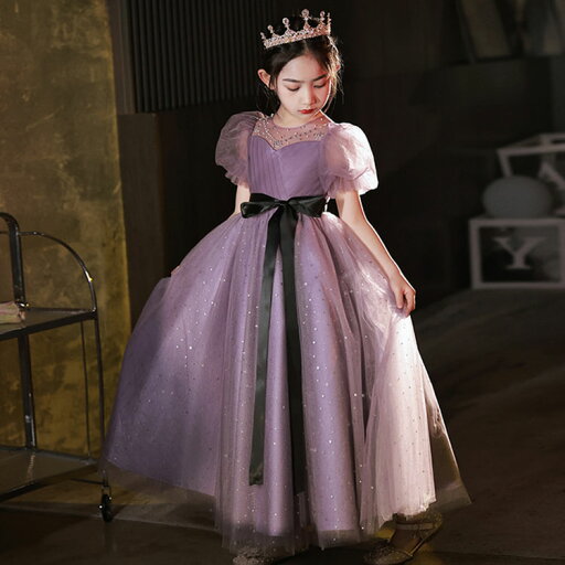 発表会 ピアノドレス ロングドレス 子供用 子供 ドレス ワンピース ロング 女の子 半袖 パープル 結婚式 お姫様 パーティードレス 110-170cm 中学生 高校生 プリンセス キラキラ チュール かわいい 卒業式 パーティー イベント クリスマス 誕生日 発表会 ピアノドレス ロングドレス 子供用 子供 ドレス ワンピース ロング 女の子 半袖 パープル 結婚式 お姫様 パーティードレス 110-170cm 中学生 高校生 プリンセス キラキラ チュール かわいい 卒業式 パーティー イベント クリスマス 誕生日