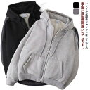 厚手 パーカー 無地 フード付き メンズ レディース 防寒 大きいサイズ ジップアップ 裏ボア 防寒 ゆったり おしゃれ アウター スウェット ブルゾン カジュアル 秋冬 あったか 裏起毛