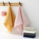 2枚セット ワッフル タオル 34×73cm フェイスタオル 綿100% 顔拭きタオル 手拭きタオル 厚手 無地 吸水 速乾 まとめ買い 家庭用 ホテル ギフト