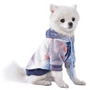 犬用パーカー 犬服 ドッグウエア パーカー タイダイ 起毛パーカー 抜け毛防止 ペット服 犬 小型犬 中型犬 ペット洋服 春服 秋服 冬服 もこもこ 暖か愛 保...