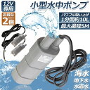 ★2倍★水中ポンプ12v 2個セット 海水 小型 水道水 地下水 排水ポンプ 循環ポンプ 汲み上げ 水ポンプ 給水ポンプ 家庭用 散水ポンプ ポンプ 流量 60...