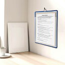 壁掛けファイル 縦型 横型 A4 ファイル ポケット 書類ケース 整理 クリアファイル クリアポケット 便利 kabe-file