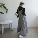 【!】 サロペット チェック柄 オールインワン レディース オーバーオール おしゃれ 大きいサイズ ワイドサロペット ワンピース パンツ 春夏 ガウチョ パンツ...