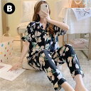 【 】 コットンパジャマ 半袖 色 パジャマ レディース 前開き 春 夏 秋 ルームウェア シャツ スウェット 可愛い 冬 秋 春 ルームウェア 可愛い 部屋着 上下セット シンプル おしゃれ 快適 敬老の日 ギフト 夏用 夏