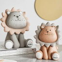 【】貯金箱 お札 かわいい おしゃれ インテリア アニマル ライオン 雑貨 可愛い 置物 貯金 癒し コインバンク 割らない 誕生日 プラスチック製 クリスマス ギフト プレゼント お祝い