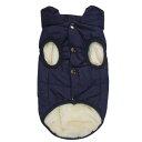 ペット服 冬服 大型犬 ペットグッズ 服 中型犬 裏ボア ボアジャケット 犬用コート 犬用ベスト ドッグウェア 冬用 犬用アウター レッド ブルー イエロー ジ...