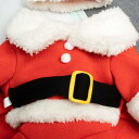 ペット用品 帽子付き コスプレ 猫服 クリスマス 犬の服 服 赤 秋冬 猫用 かわいい コスチューム 犬服 サンタクロース コスプレ ペット服 中型 暖かい 小型犬 二足歩行 正月 新年 サンタ 写真 映える クリスマス衣装 面白い 犬用