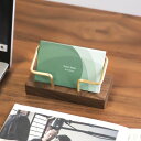 名刺スタンド カードスタンド カードホルダー 北欧風 名刺ホルダー ウォルナット 木製 名刺立て 名刺 収納 業務用 写真立て カードケース 名刺ケース おしゃ...