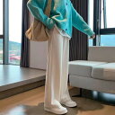 部屋着 マタニティパンツ ワイドパンツ レディース シェニールパンツ 裏起毛 ロングパンツ 産前 ボトムス ルームウェア シンプル 体型カバー 産後 アジャスター付き 体型カバー M L プリーツパンツ