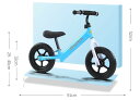 キッズバイク ランニングバイク ペダルなし自転車 練習用 子供用自転車 バランス感覚養成 バランスバイク 軽量 12インチ 誕生日 プレゼント 男の子 女の子 ...