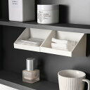 ¥有/鏡キャビネット用斜口収納ボックス 化粧品 ??品収納 小物分類 口紅 化粧綿用 壁掛け設計 収納ケース 収納ボックス 収納箱 収納 バスルーム用便利ラック