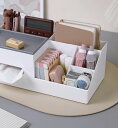 ティッシュケース ティッシュボックス 小物置き 小物入れ付き 小物ポケット付き シンプル ティッシュ メモ帳 電卓 スマホ 携帯 メガネ メイク道具 コスメ 小物 収納 整理 部屋 リビング 白 ミルク色