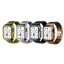 Apple Watchバンド*カバー バンド 高級 保護カバー メンズ ベルト ケース 高品質 金属アレルギー対応 サージカルステンレス アップルウォッチ 高級...