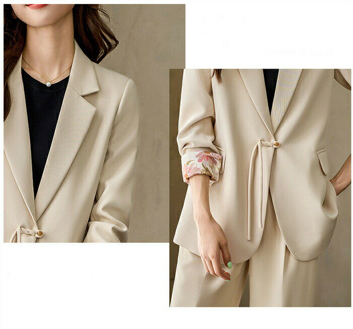 スーツ レディース セットアップ チャイナ風 ビジネススーツ リクルートスーツ フォーマルスーツ スト..