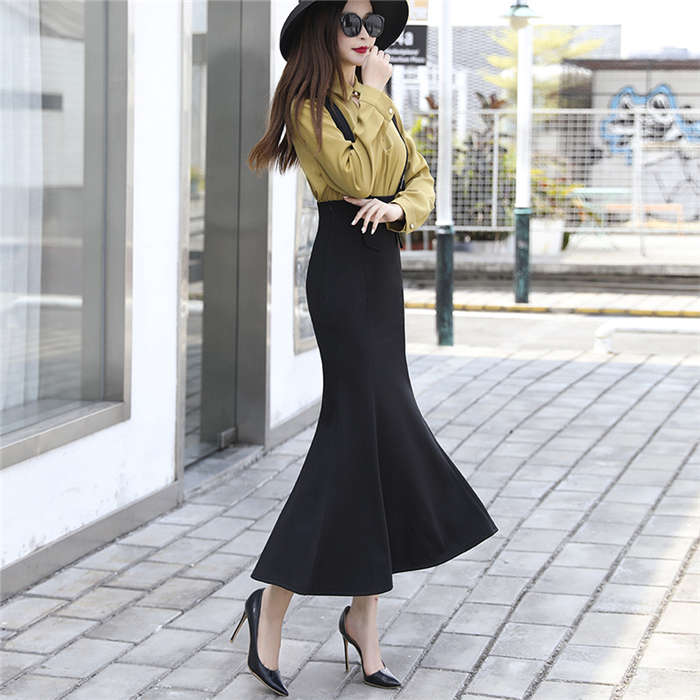 ジャンパースカート サロペット ジャンスカ キャミワンピース レディース キャミワンピ ワンピース マーメイドスカート サロペット オールインワン