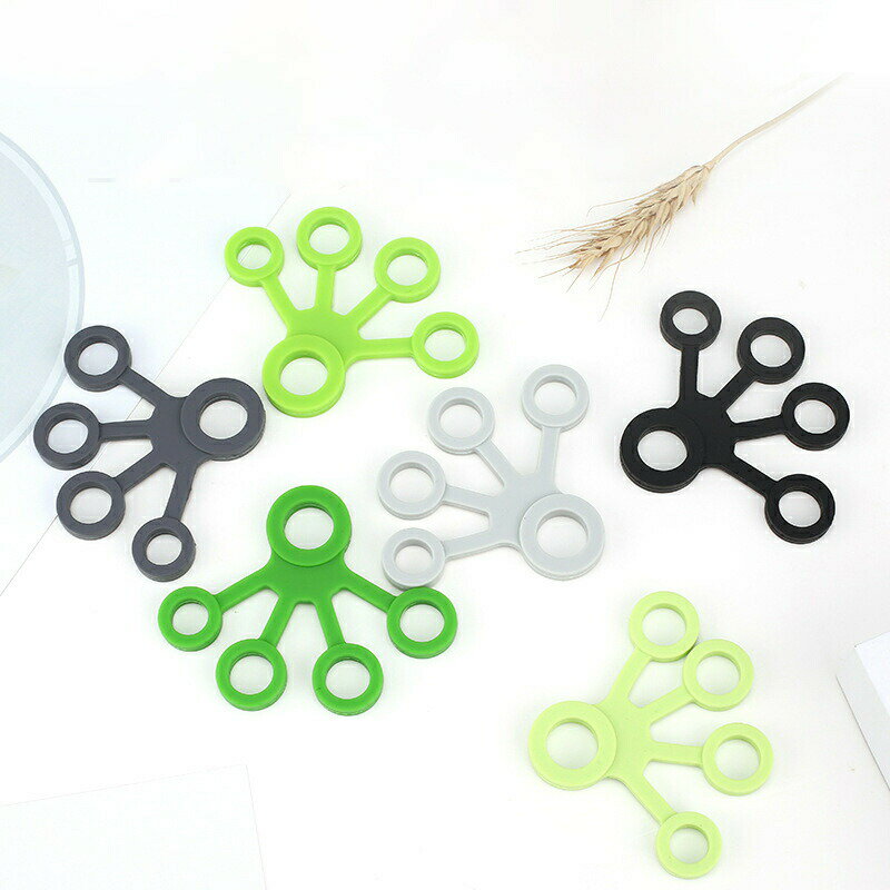 フィンガーストレッチャー フィンガートレーナー ハンドグリップ 伸縮 伸びる シリコン 握力 筋トレ ト..