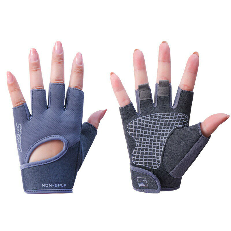 トレーニンググローブ 男女兼用 レディース メンズ 手袋 指切り ハーフフィンガー 滑り止め スポーツ ..