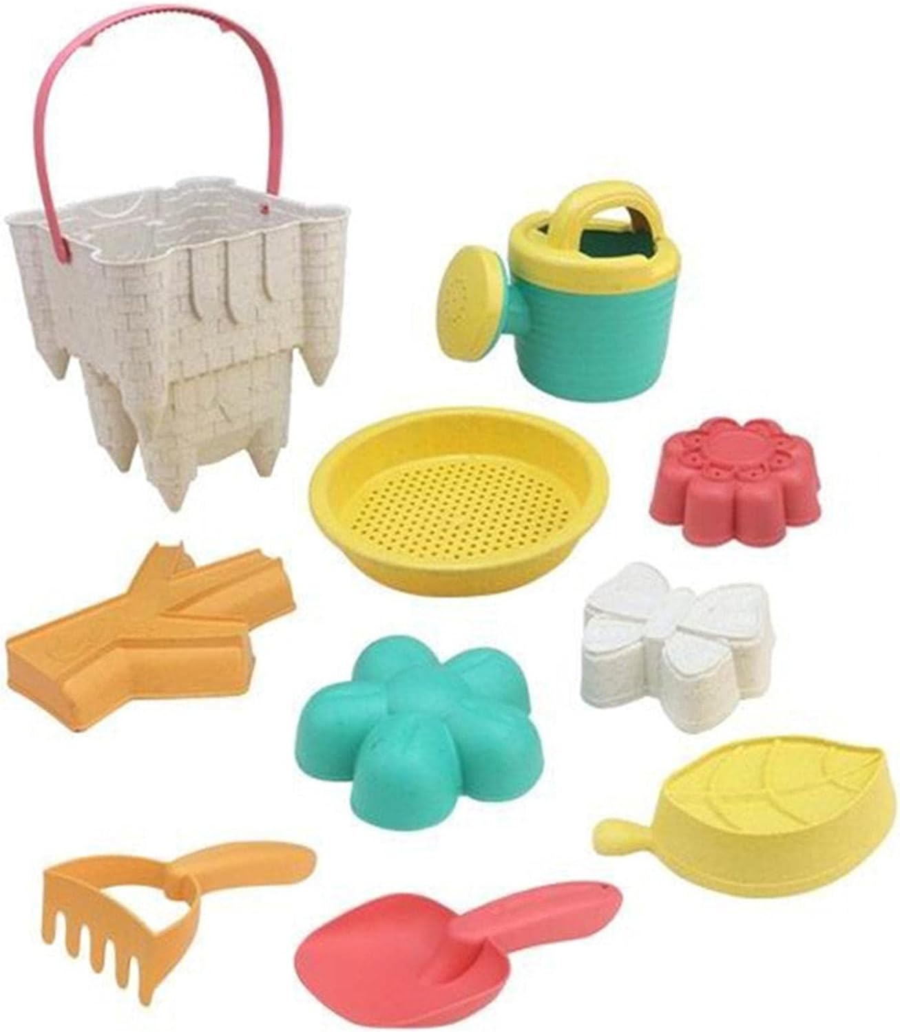 幼児用ビーチおもちゃ 16.5*16.5*28cmビーチサンドプレイエストセット 砂シャベルツールキット 3歳以上の子供用砂場おもちゃ ビーチ用旅行砂おもちゃ 砂シャベルツールキット