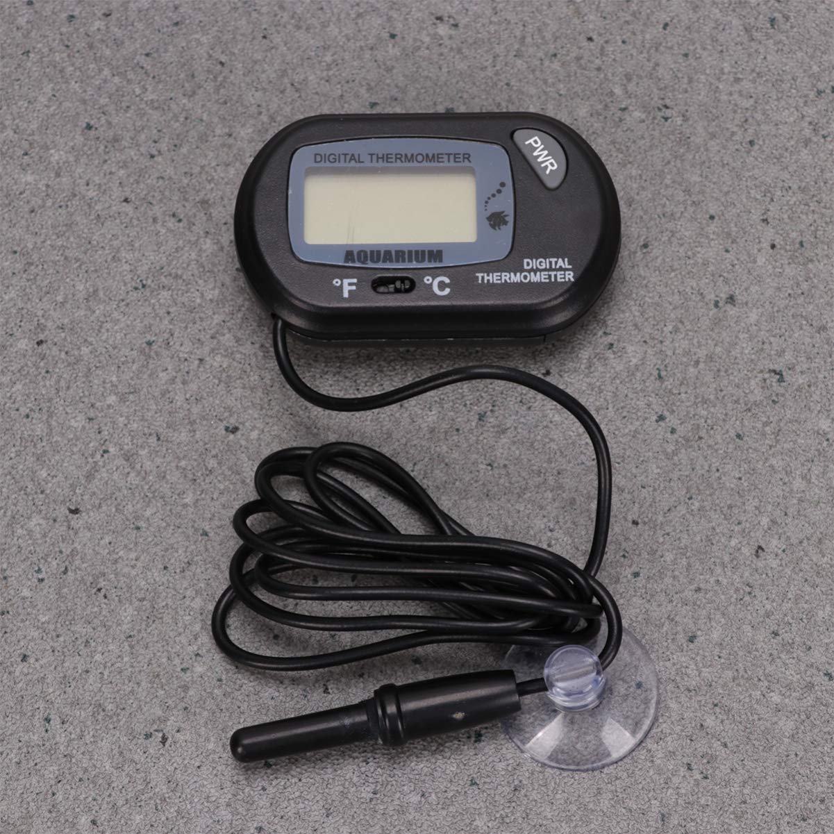 水族館 水温計 LCD デジタル デジタル水温計 金魚鉢水温計 水槽水温計 ミニ温度計 -50°C + 70°C検測 吸..