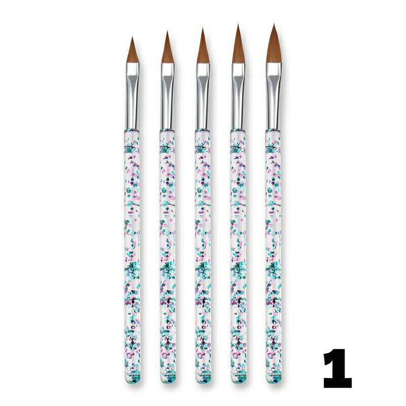 ネイルブラシ 5本セット スカルプネイルブラシ 可愛い アクリルネイル ジェルネイル ネイルアート筆