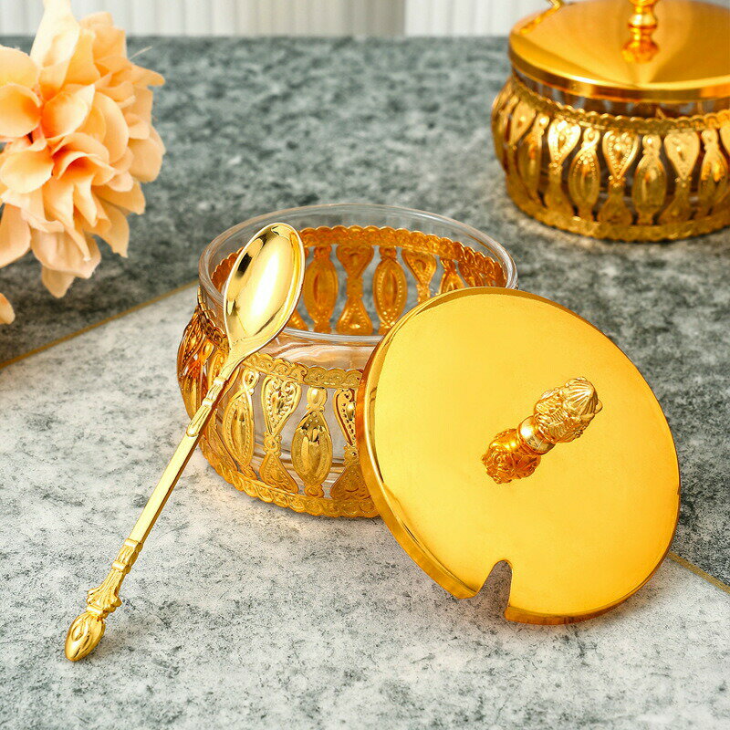 鉄製調味料入れ ソルトボウル トルコのシュガーポット 空の瓶 トルコの砂糖壺 キッチンの調味料入れ キ..