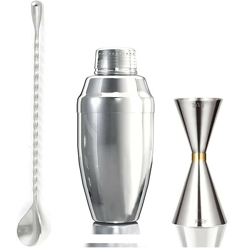 【】【3点セット】30ml / 4mlジガーカップ 目盛り付き カクテル メジャーカップジガーカップ ステンレ..