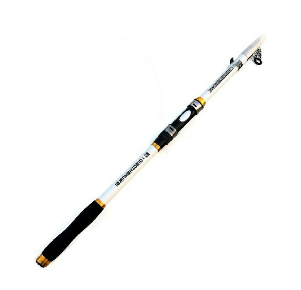 投げ竿 360 ホワイト 釣り竿 海釣り 超硬質 カーボン繊維 高弾性 コンパクトロッド 携帯型 炭素伸縮式 ..