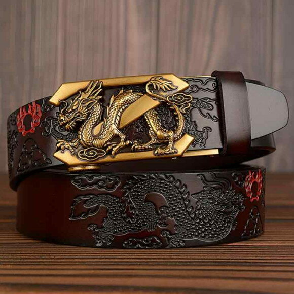 バックル ベルト かっこいい ベルト メンズ 革 自動 バックル 牛革 ベルト メンズ ミドル カジュアル ..