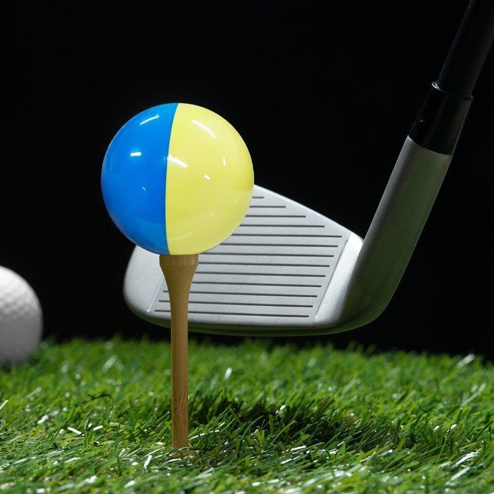 ゴルフボール ゴルフ練習ボール 軽量 ゴルフ トレーニングボール 照準ライン付き 屋内 屋外 裏庭 パー..