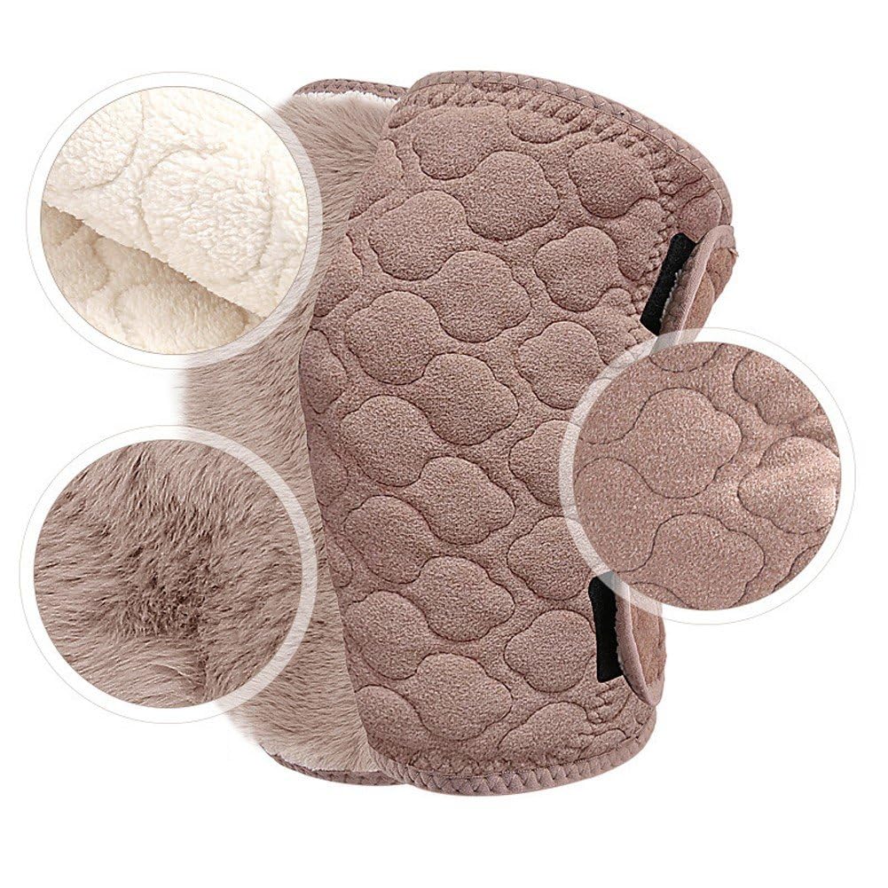 ニーウォーマー 膝ブレース サーマルレッグウォーマー 膝パッド レッグラップ 厚手 防風 防寒 スキー ..